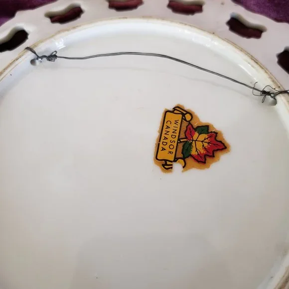 Vintage Mothers poem Plate art décor piece Windsor Canada - Picture 6 of 7
